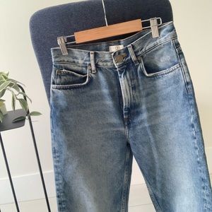 Sandro high waiste boyfriend style jeans. Brand new. $400 retail value